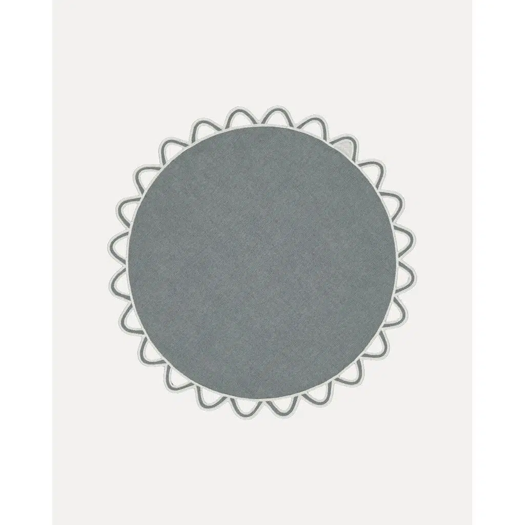 Mariaida Home Halo Amerikan Servis Gri Beyaz