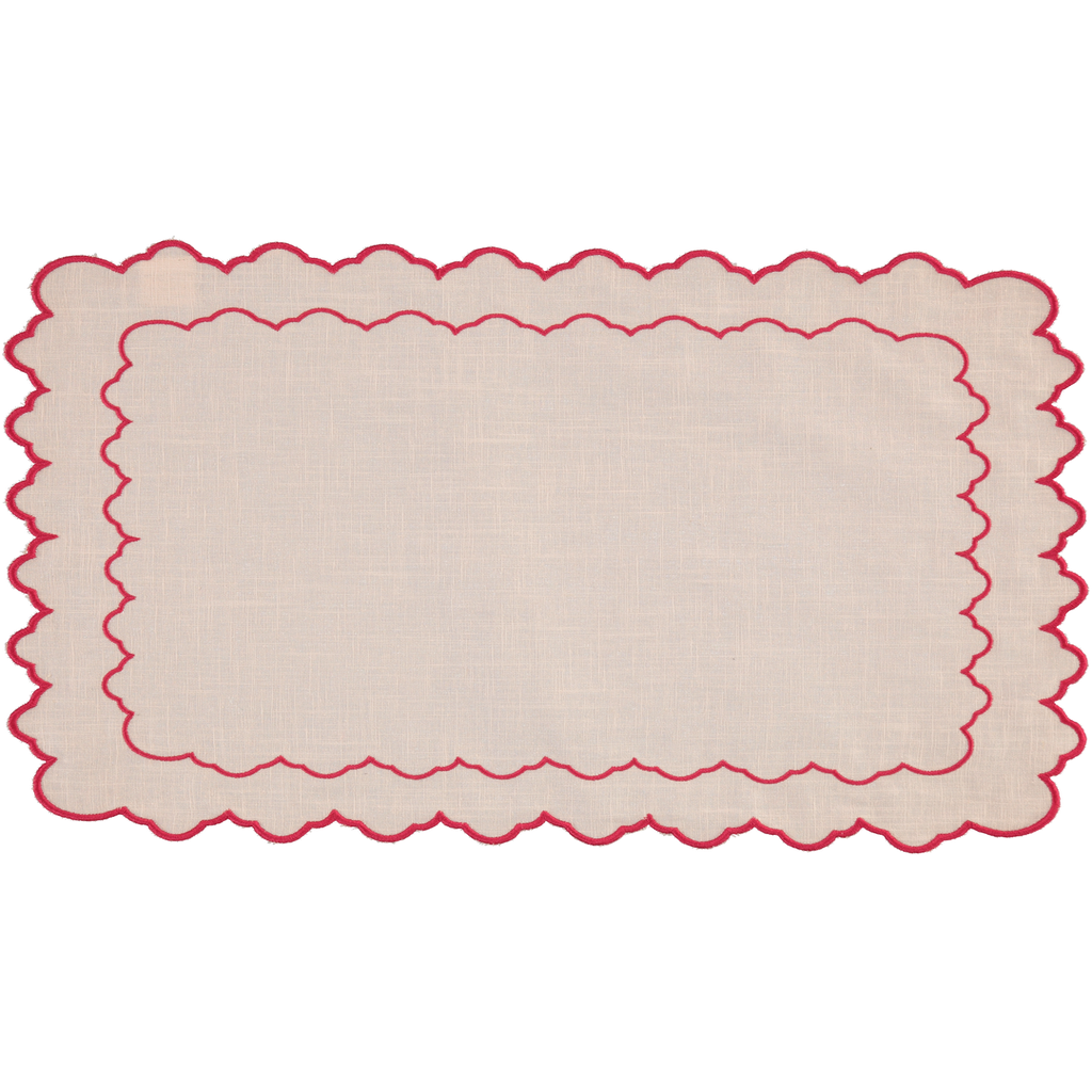 Mariaida Home Esmeralda Amerikan Servis Toz Pembe 