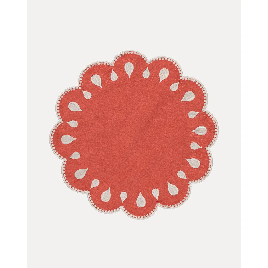 Mariaida Home Gotas Amerikan Servis Kiremit Beyaz