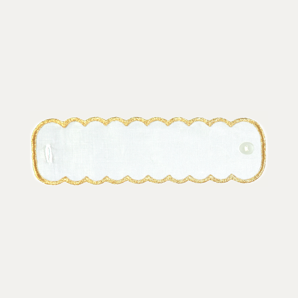 Mariaida Home Napkin Ring Beyaz Gold