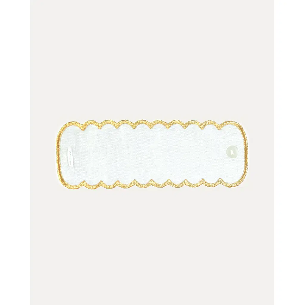 Mariaida Home Napkin Ring Beyaz Gold