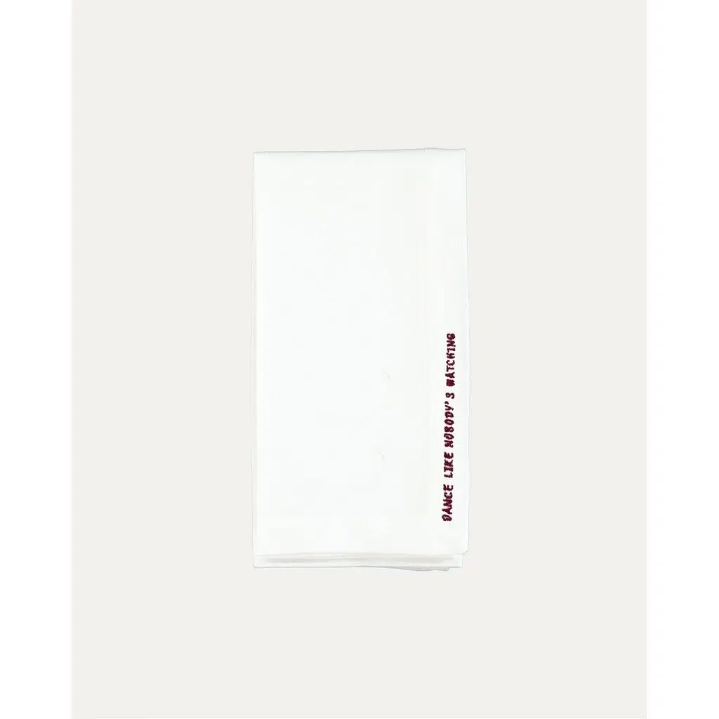 Mariaida Home Dance Like Nobody' s Watching Nakışlı Peçete