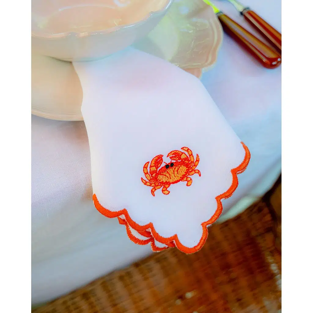 Mariaida Home Yengeç Peçete Turuncu